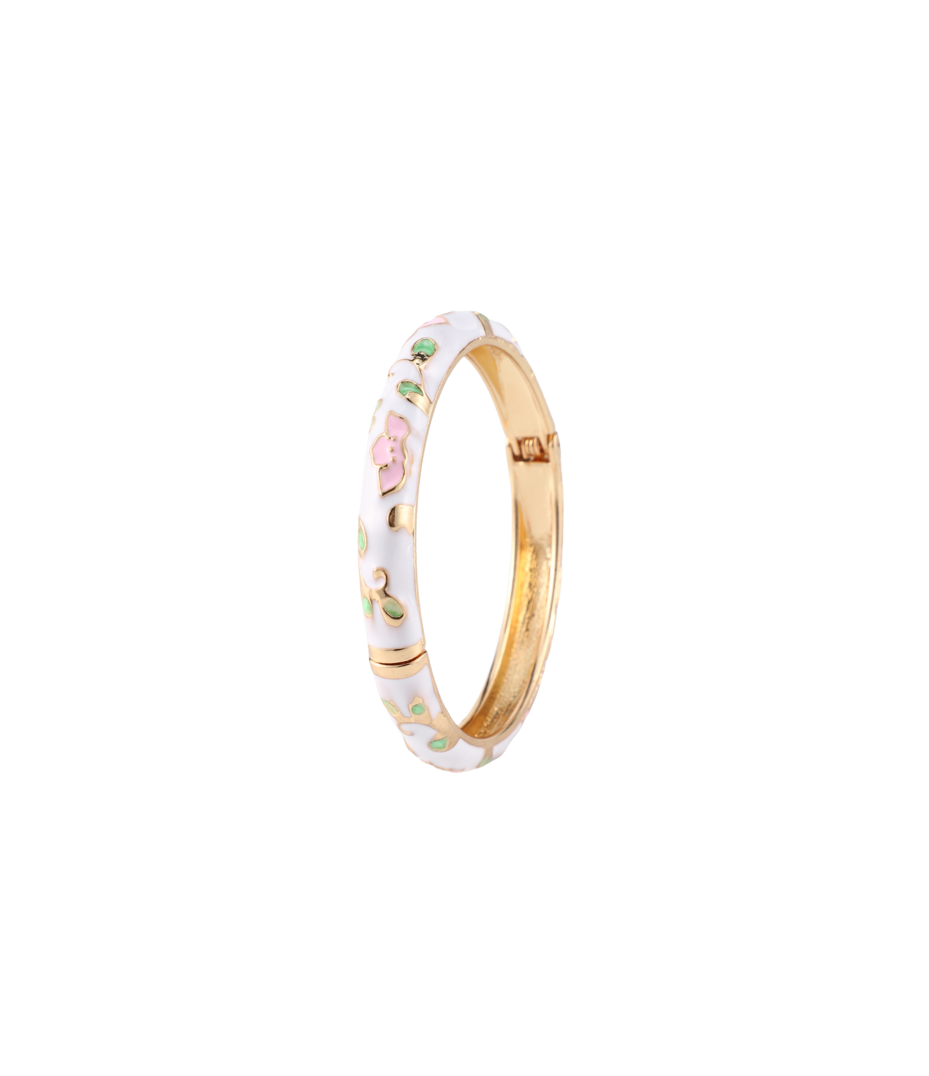 DAHLIA BANGLE IN WHITE