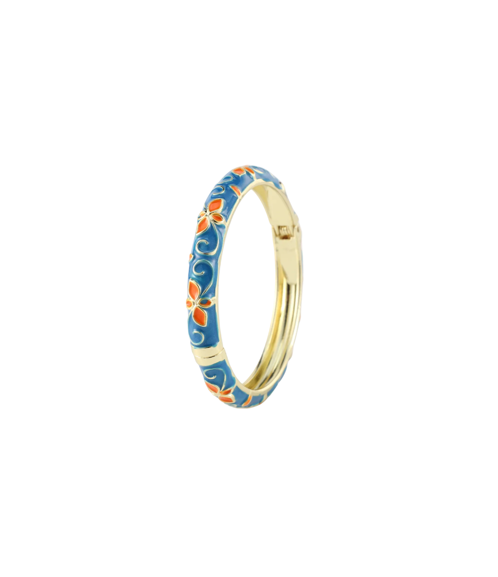 PRIMAVERA BANGLE IN APRICOT BLUE
