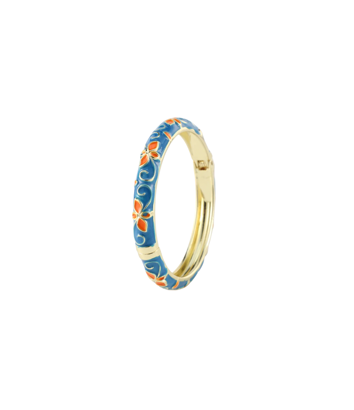 PRIMAVERA BANGLE IN APRICOT BLUE
