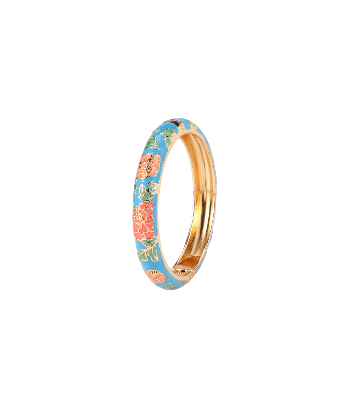 VIENNA ENAMEL BANGLE VIVID IN SKY BLUE