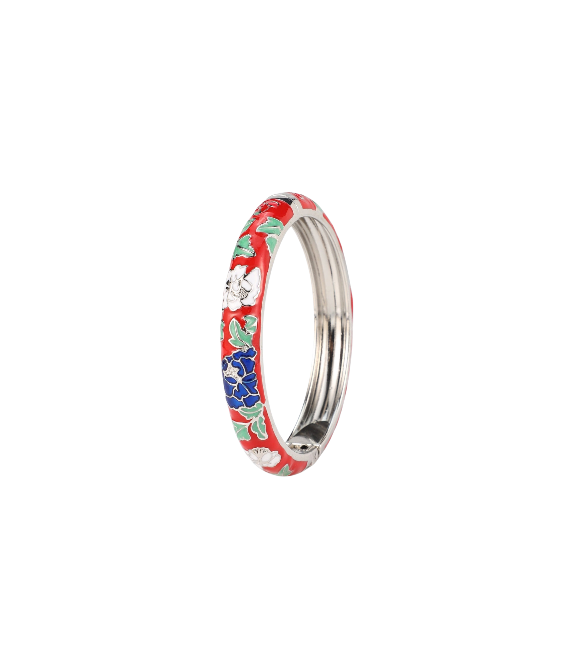 VIENNA ENAMEL BANGLE VIVID IN RED