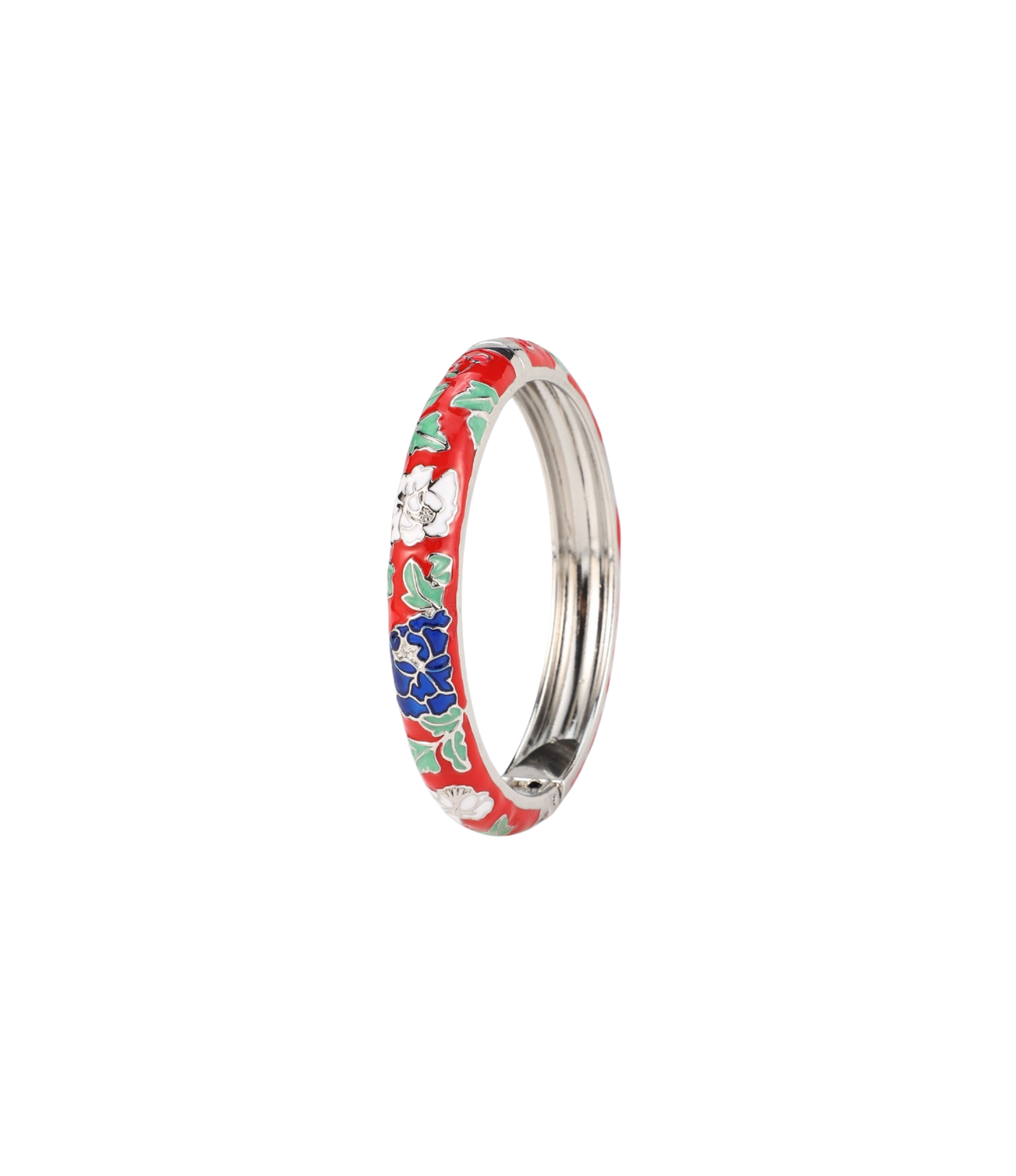 VIENNA ENAMEL BANGLE VIVID IN RED