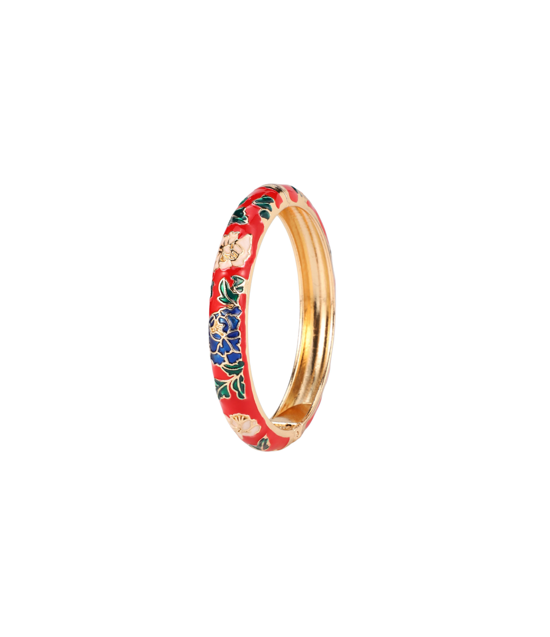VIENNA ENAMEL BANGLE VIVID IN RED