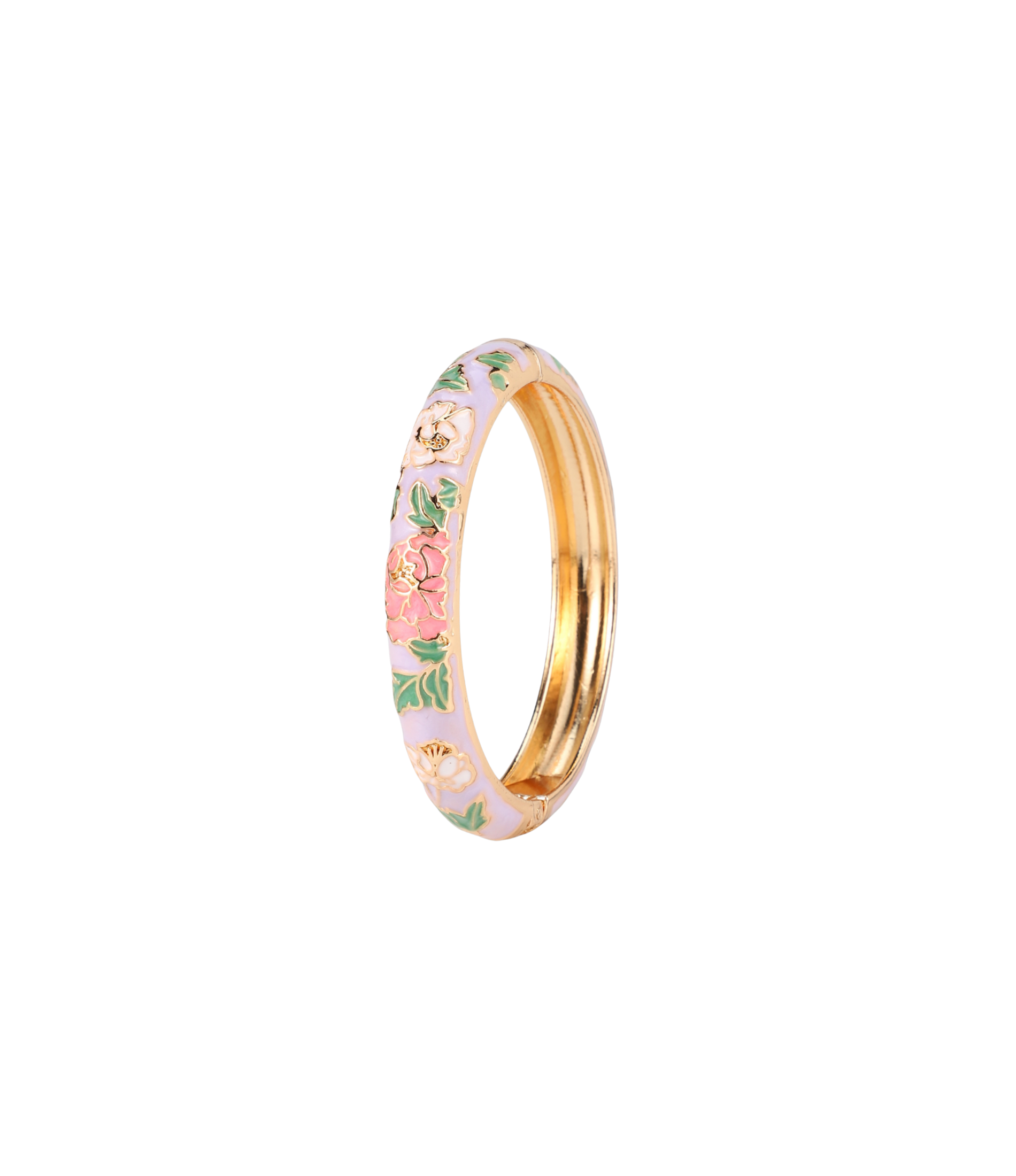 VIENNA ENAMEL BANGLE VIVID IN LIGHT PURPLE