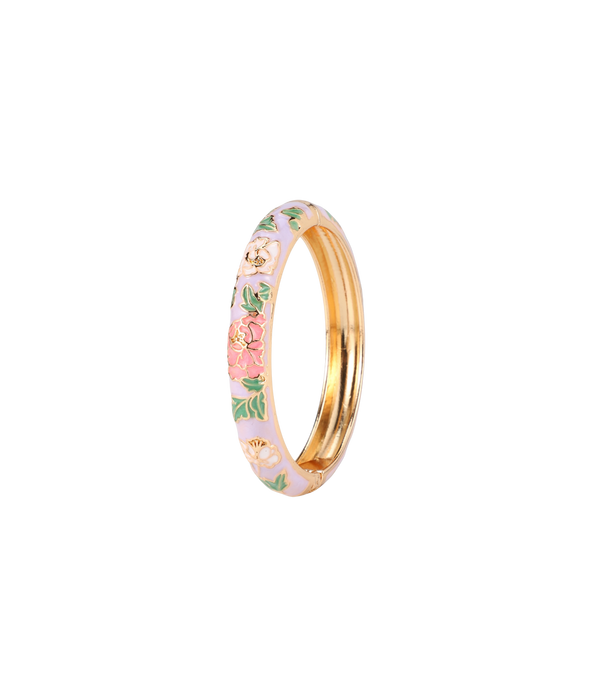 VIENNA ENAMEL BANGLE VIVID IN LIGHT PURPLE