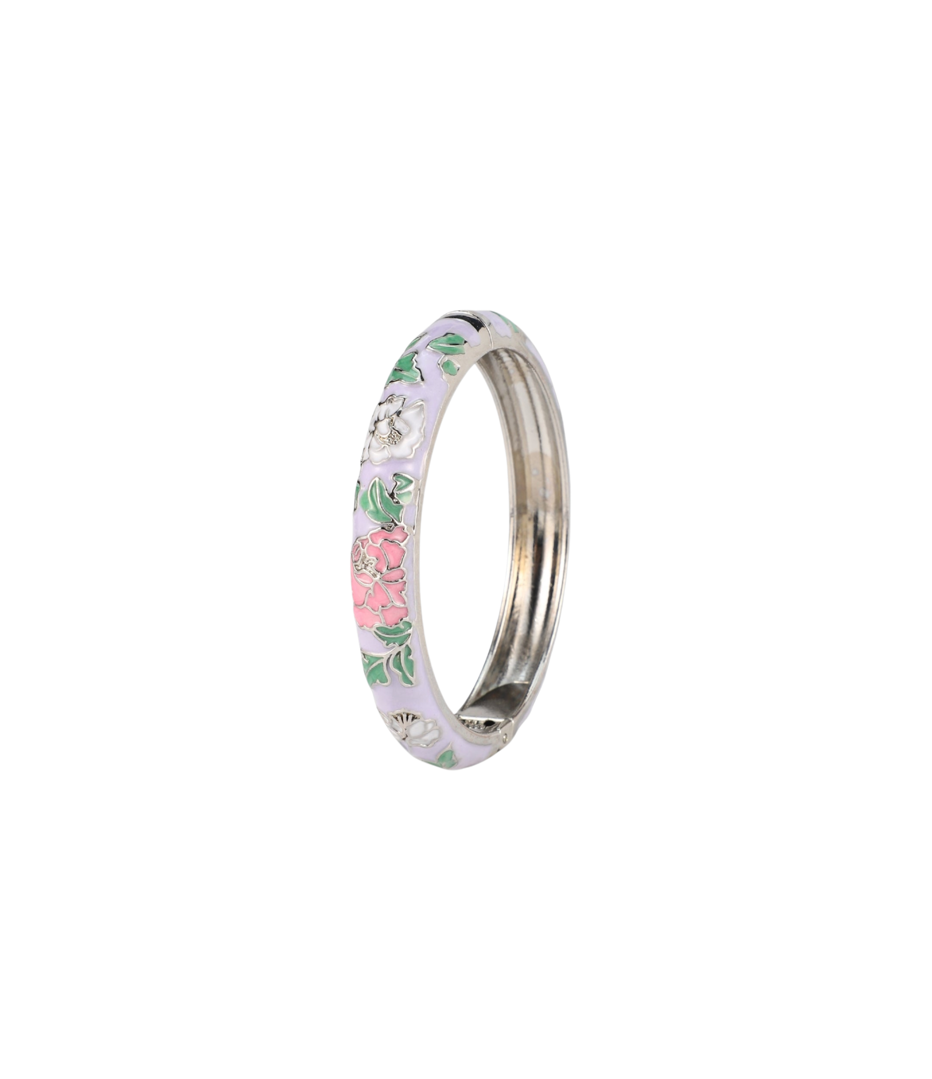 VIENNA ENAMEL BANGLE VIVID IN LIGHT PURPLE