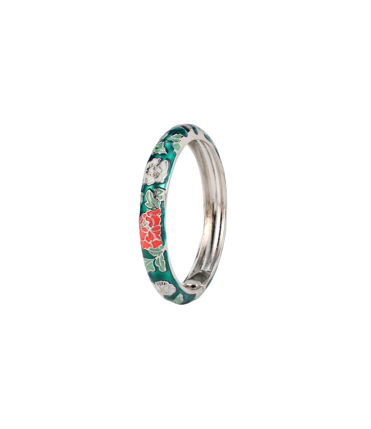 VIENNA ENAMEL BANGLE VIVID IN GREEN
