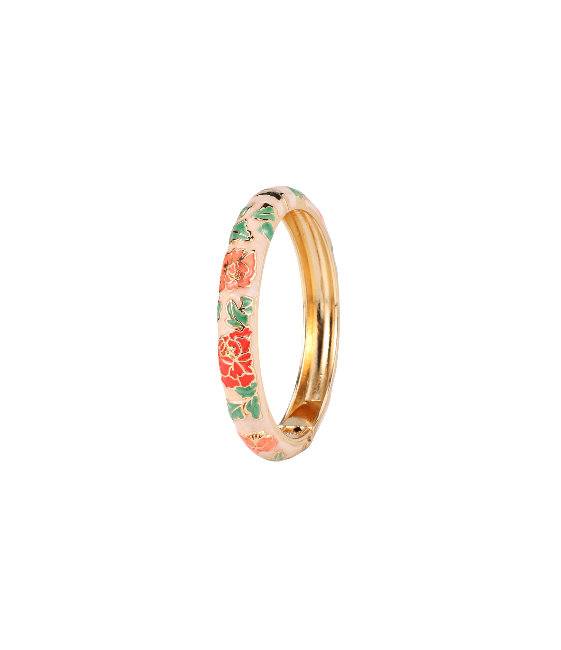 VIENNA ENAMEL BANGLE VIVID IN NUDE