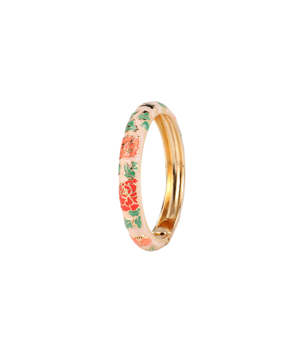 VIENNA ENAMEL BANGLE VIVID IN NUDE
