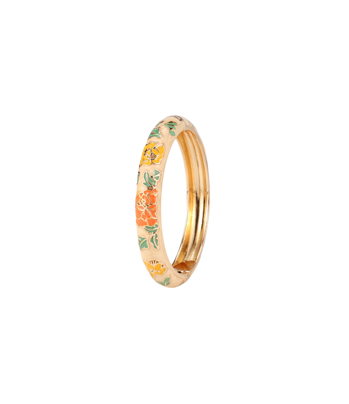 VIENNA ENAMEL BANGLE VIVID IN BEIGE