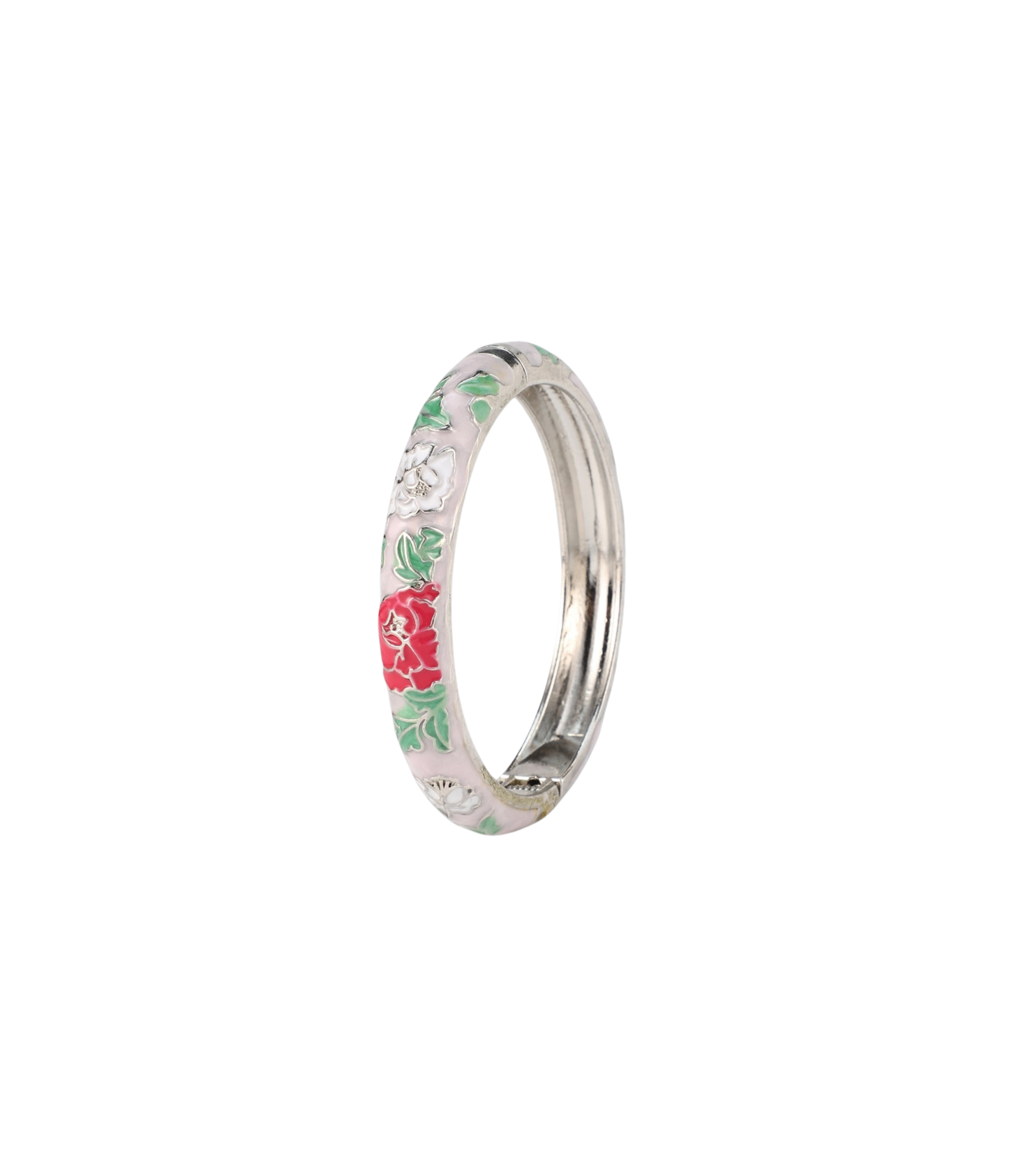 VIENNA ENAMEL BANGLE VIVID IN PINK