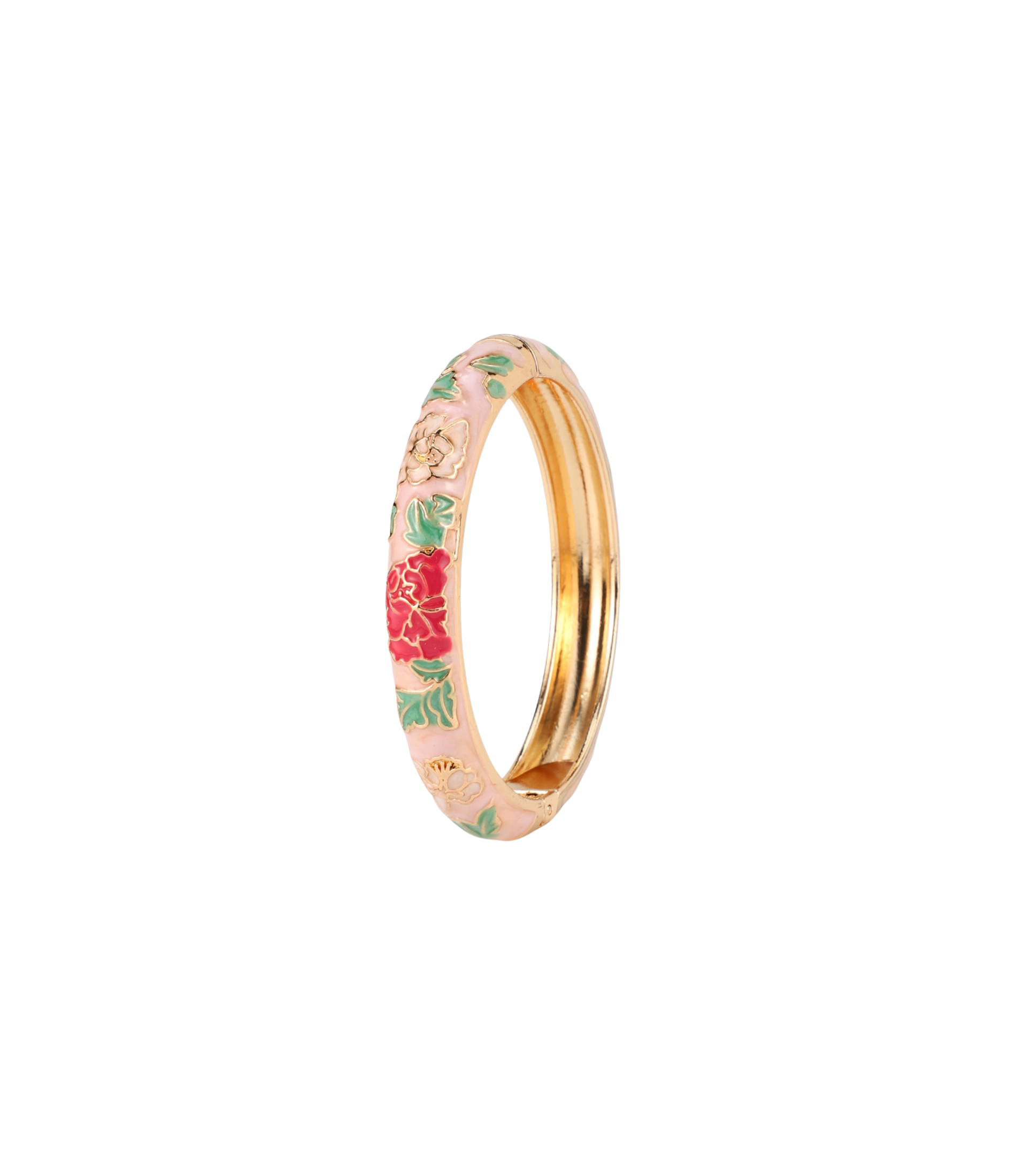 VIENNA ENAMEL BANGLE VIVID IN PINK