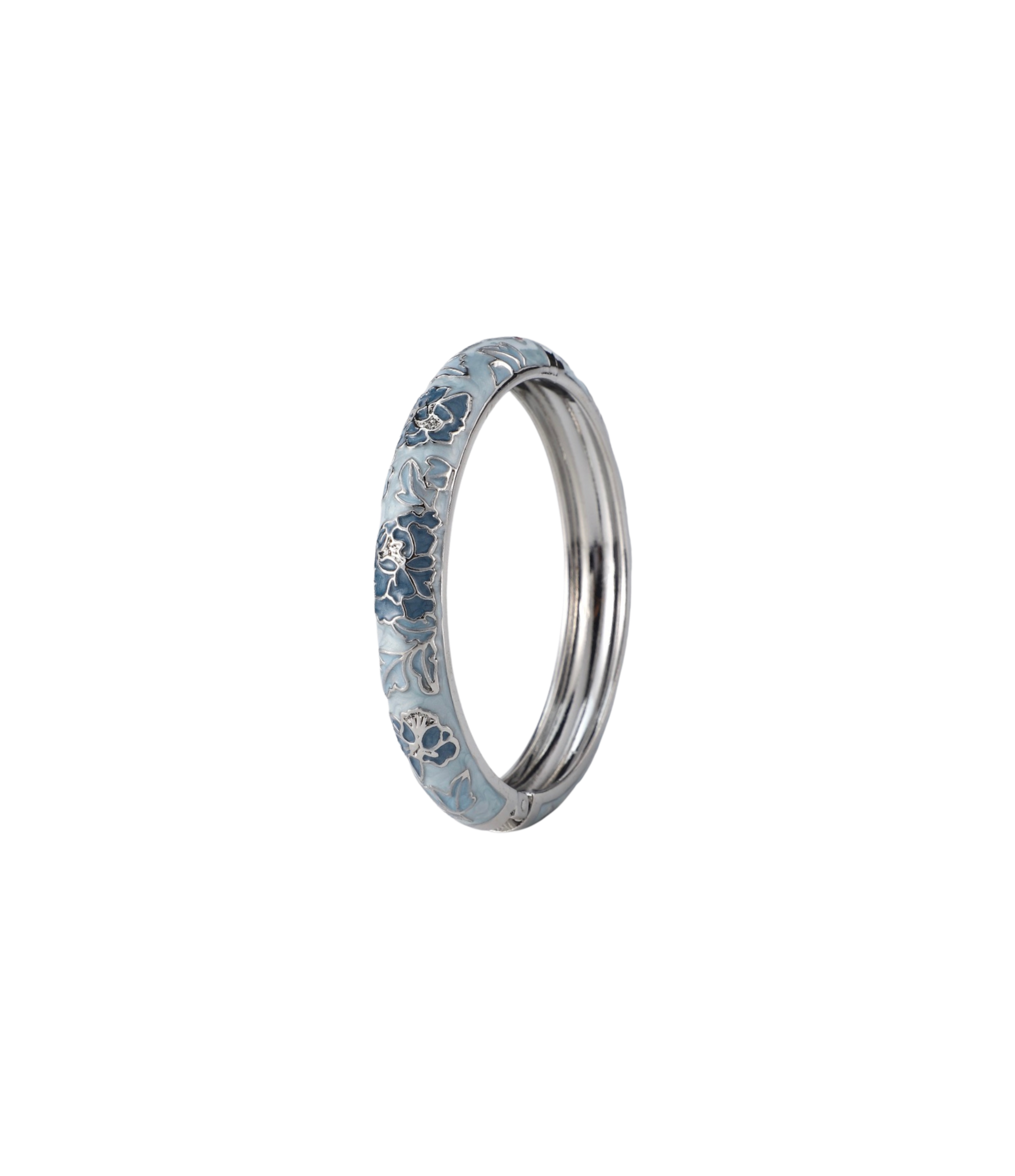 VIENNA ENAMEL BANGLE VIVID IN LIGHT BLUE