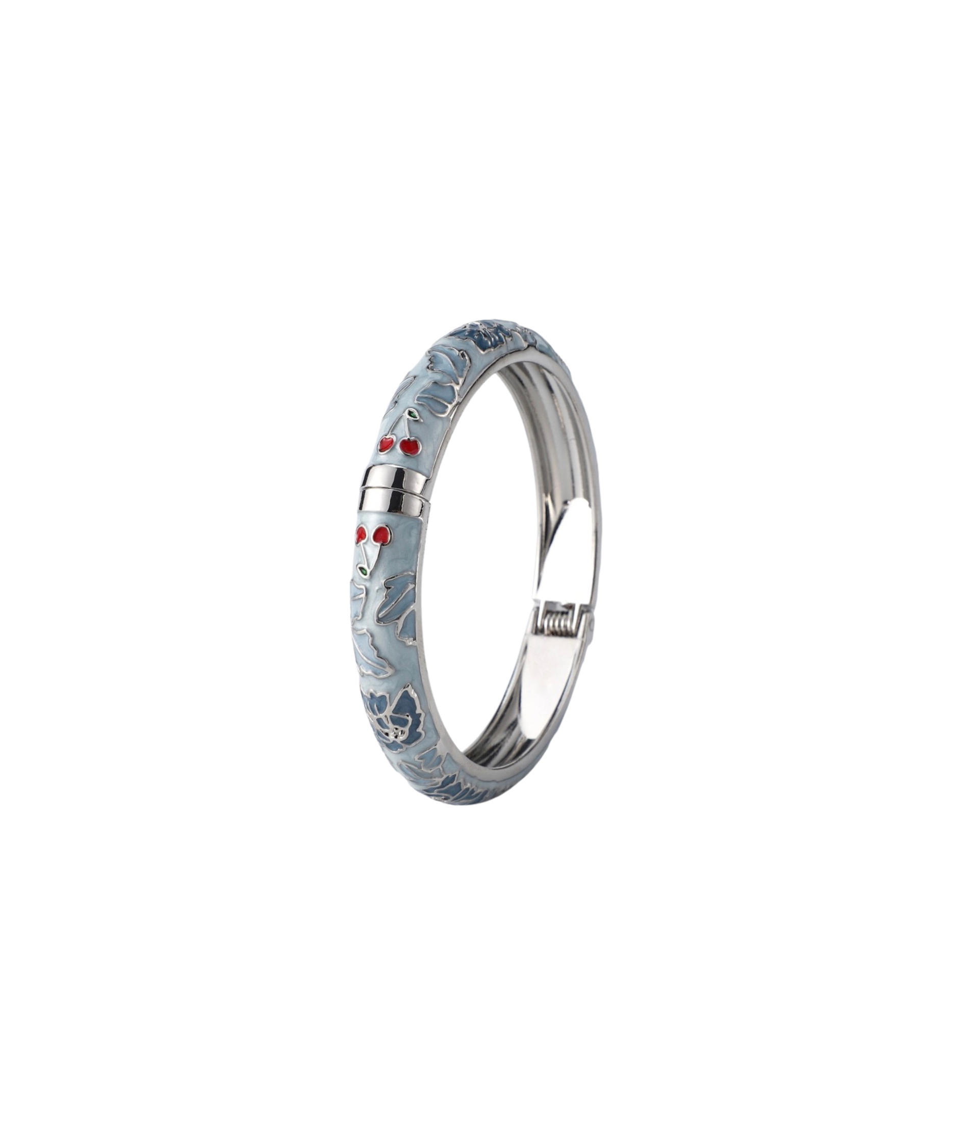 VIENNA ENAMEL BANGLE VIVID IN LIGHT BLUE