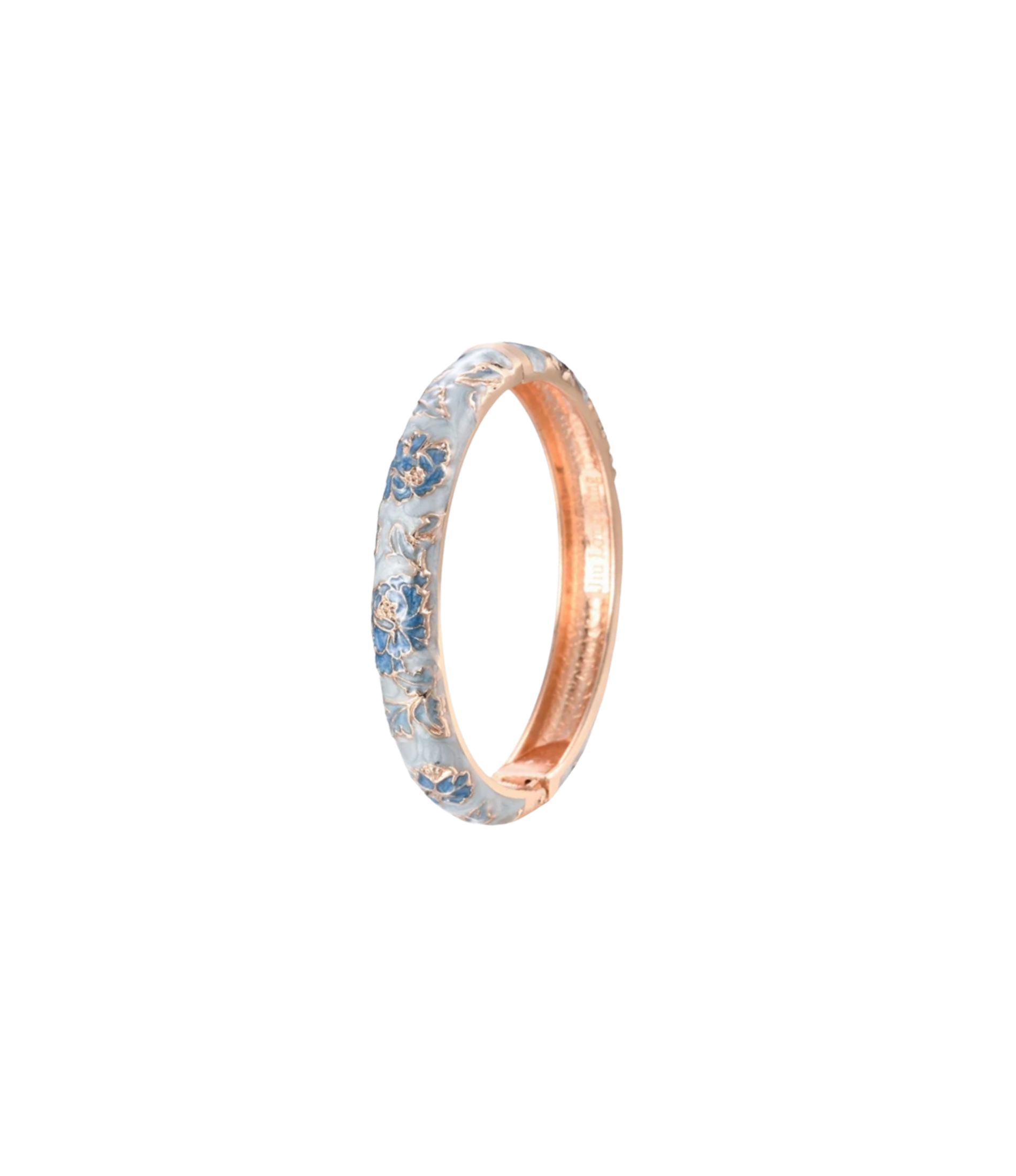 VIENNA ENAMEL BANGLE PASTEL IN LIGHT BLUE