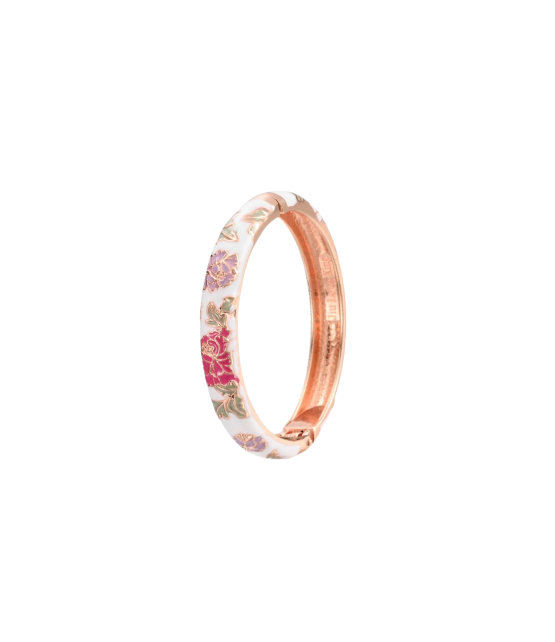 VIENNA ENAMEL BANGLE PASTEL IN WHITE