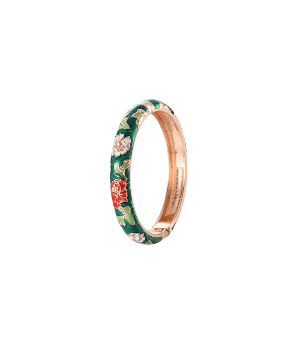 VIENNA ENAMEL BANGLE PASTEL IN GREEN