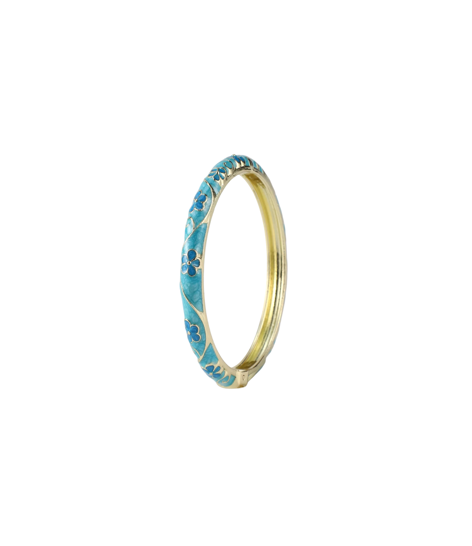PIXIE BANGLE IN AQUAMARINE