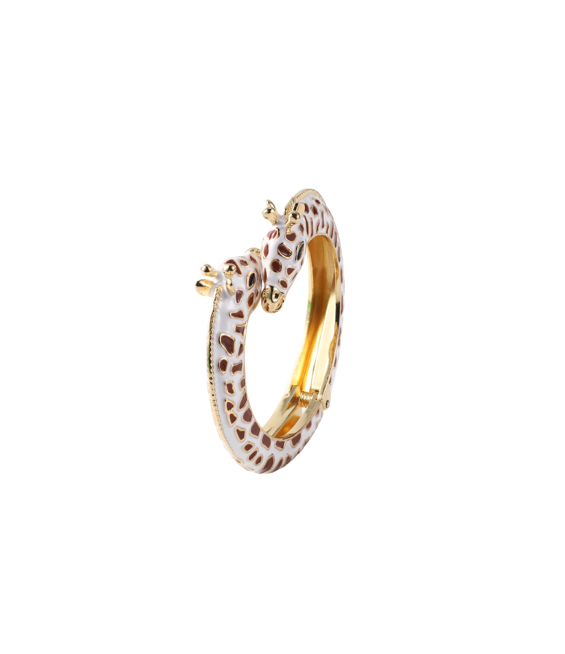 GIRAFFE BANGLE IN COFFEE
