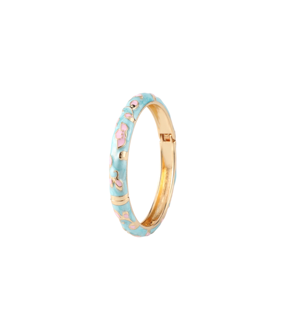 DAHLIA BANGLE IN LIGHT BLUE