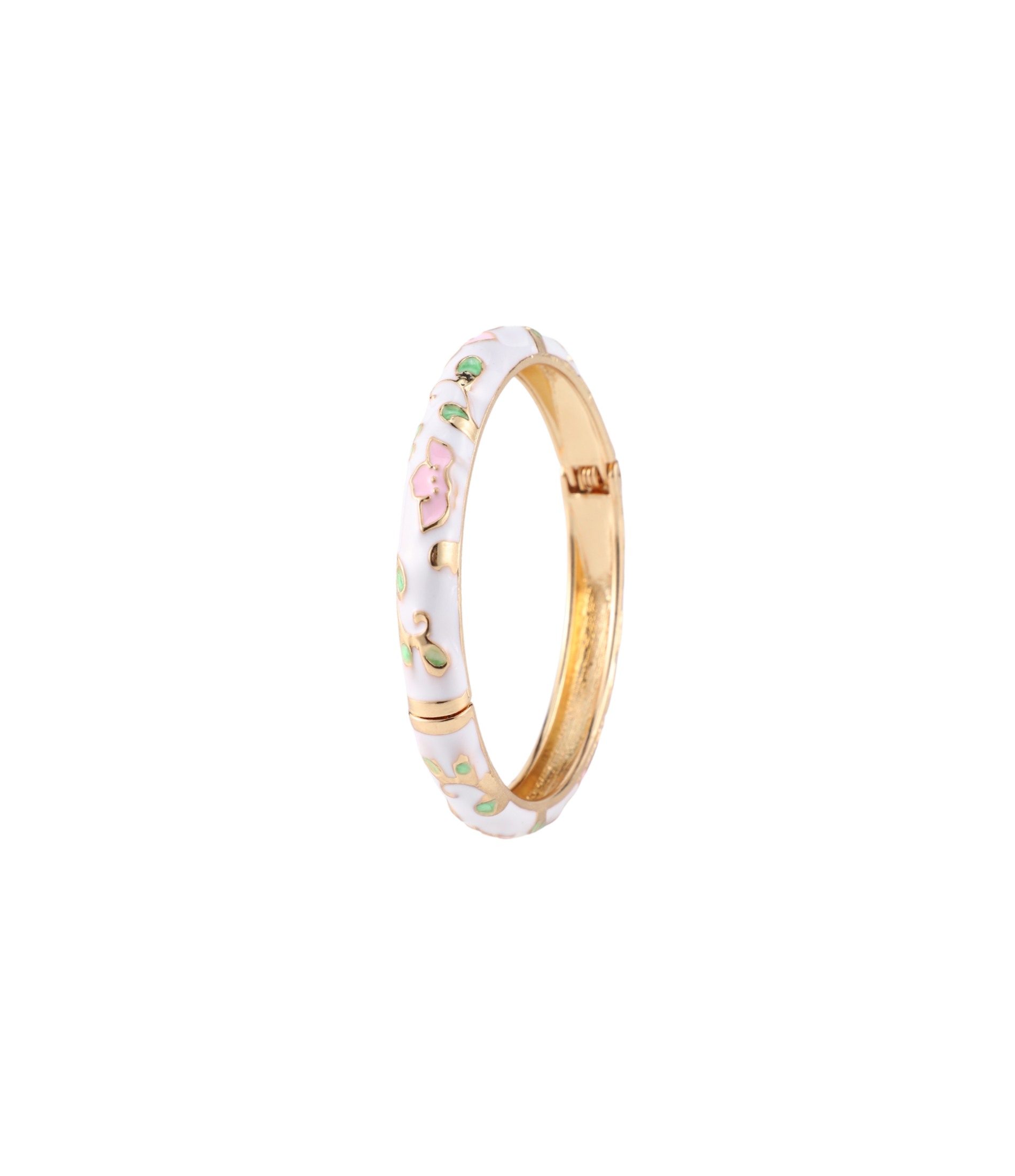 DAHLIA BANGLE IN WHITE