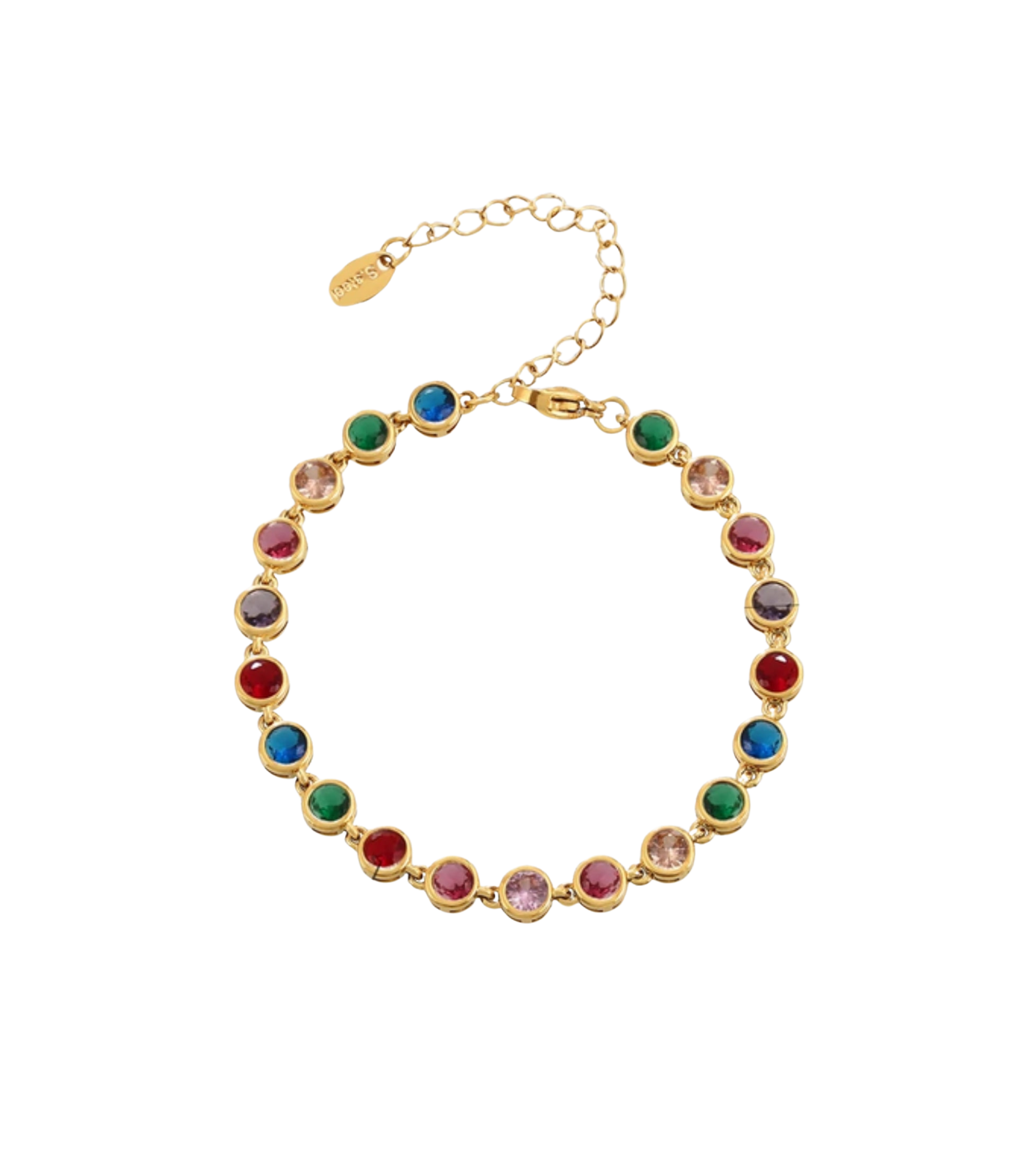 VIVIAN TENNIS BRACELET IN MULTICOLOUR