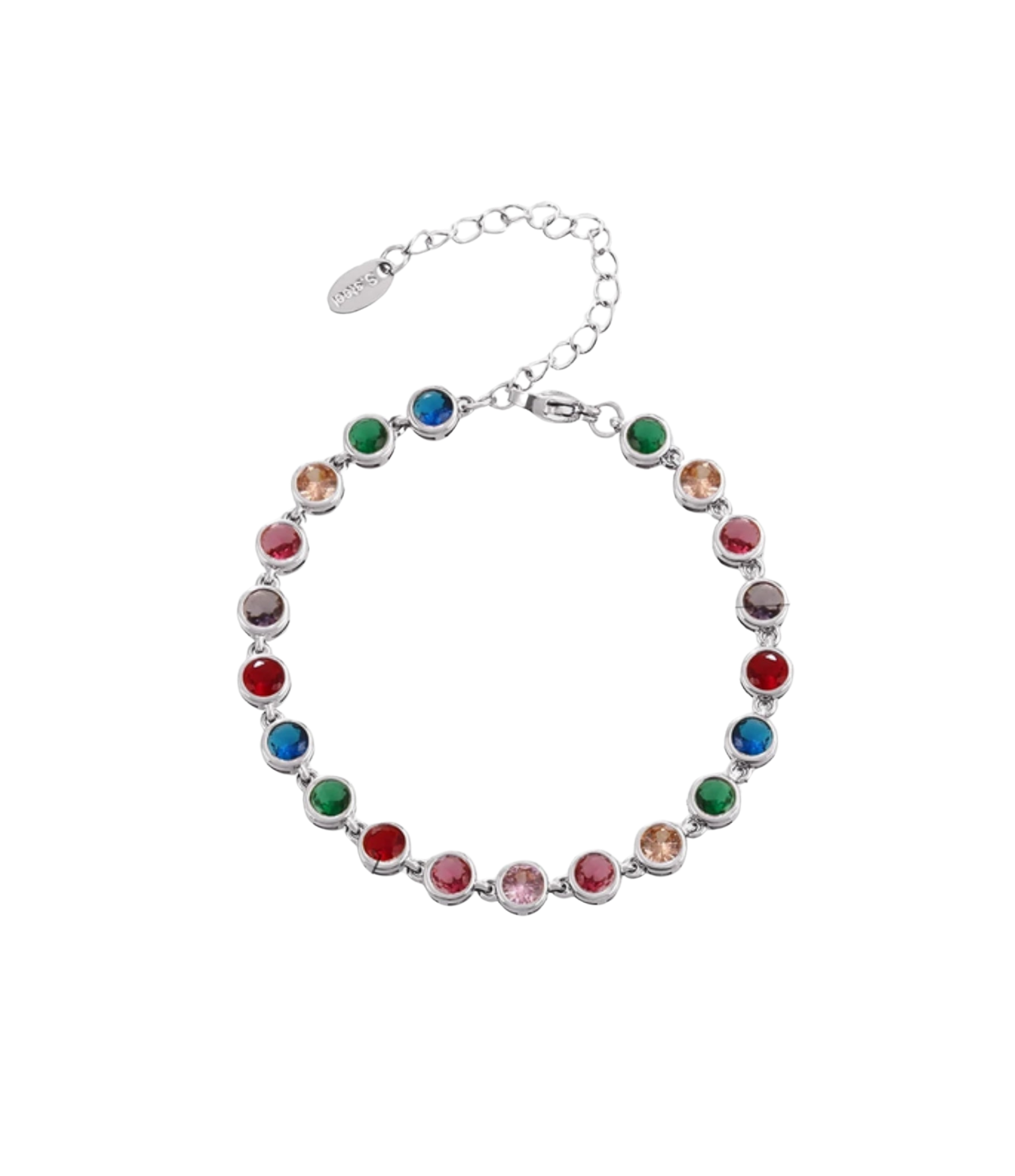 VIVIAN TENNIS BRACELET IN MULTICOLOUR