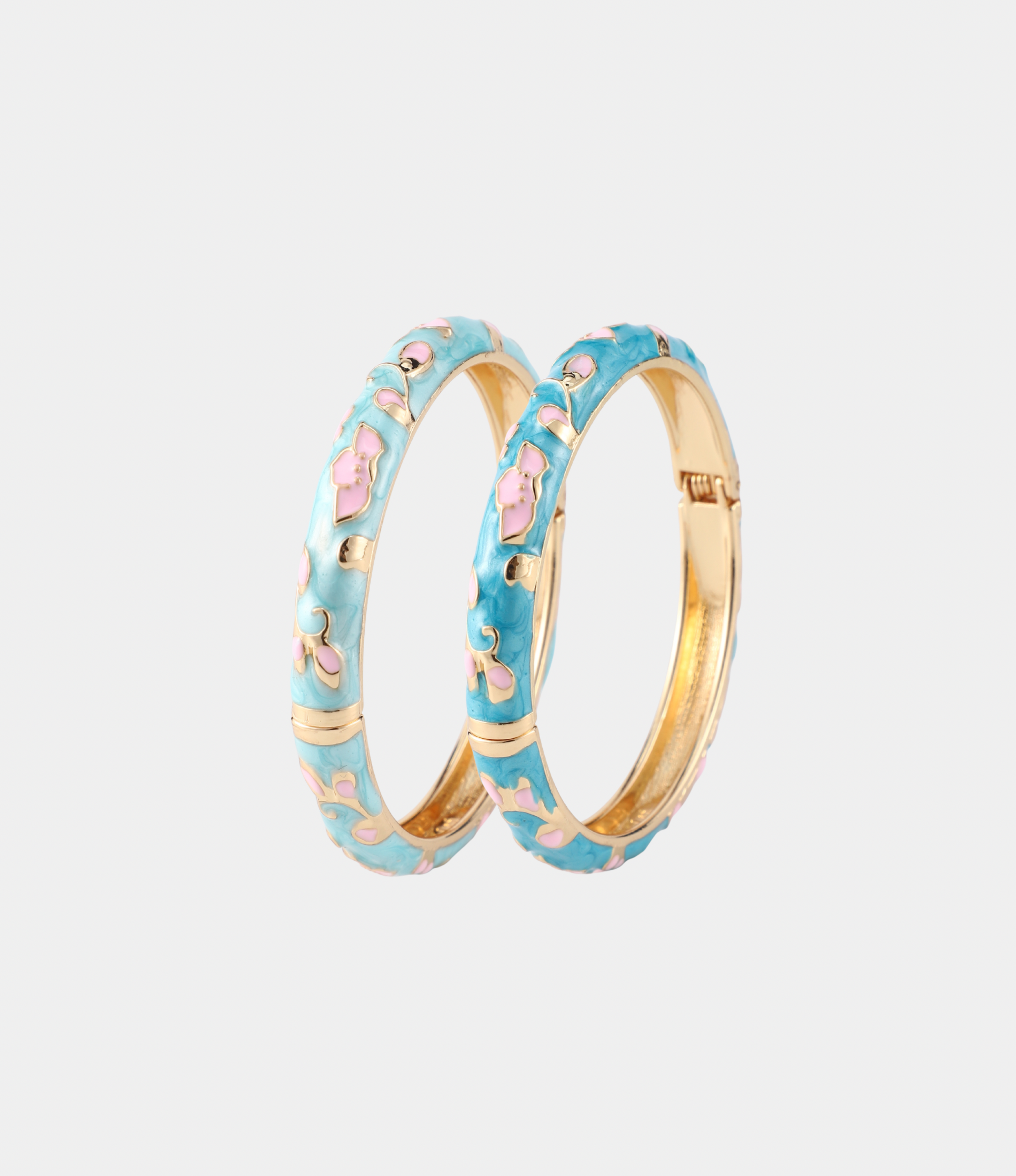 DOUBLE TROUBLE BANGLE SET