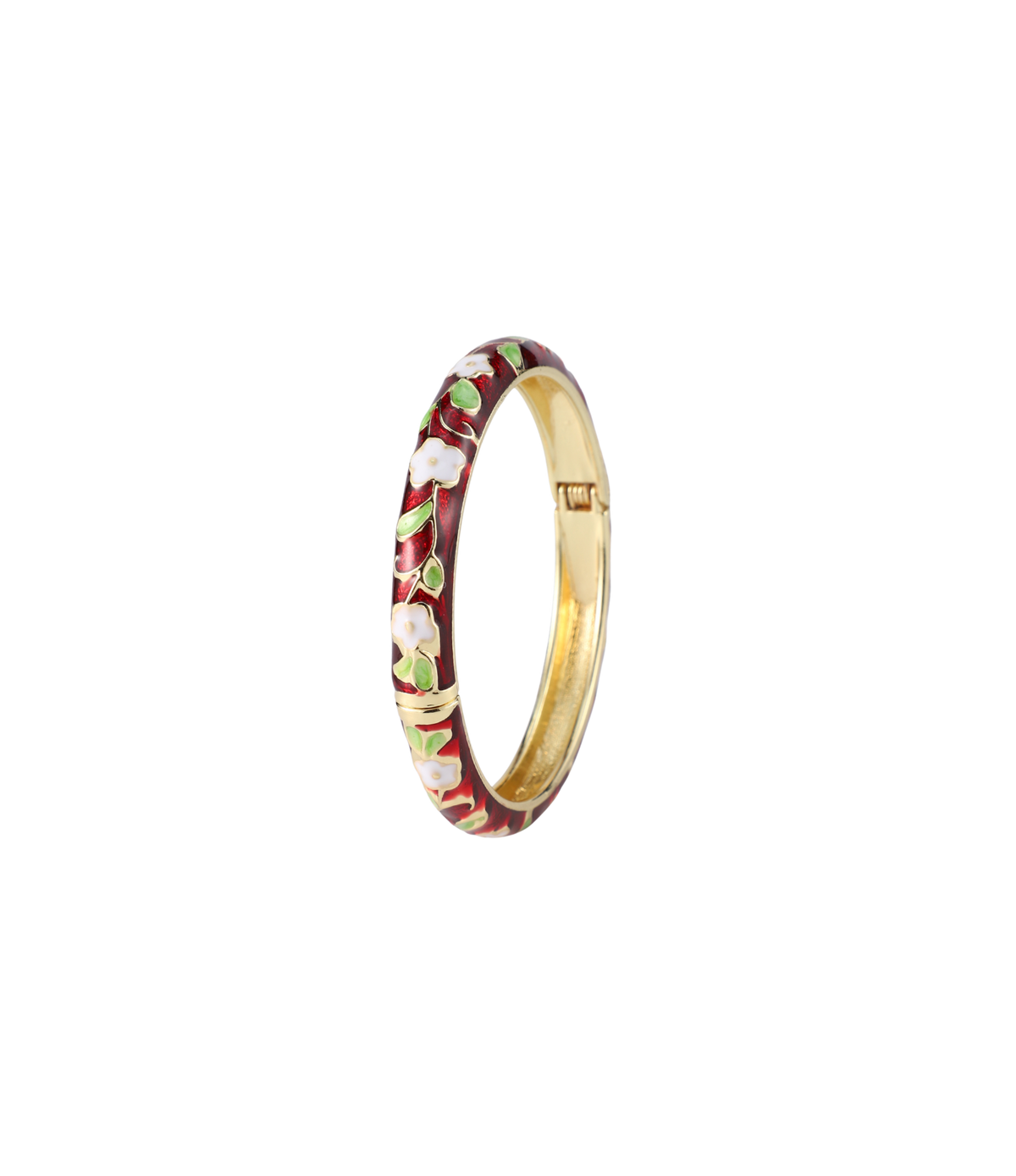 ETALIE BANGLE IN DARK RED