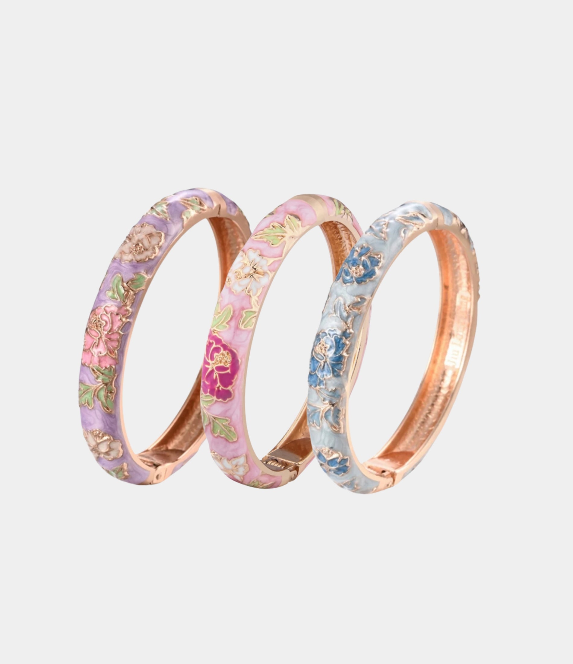 VIENNA ENAMEL BANGLE DREAMY SET IN PASTEL