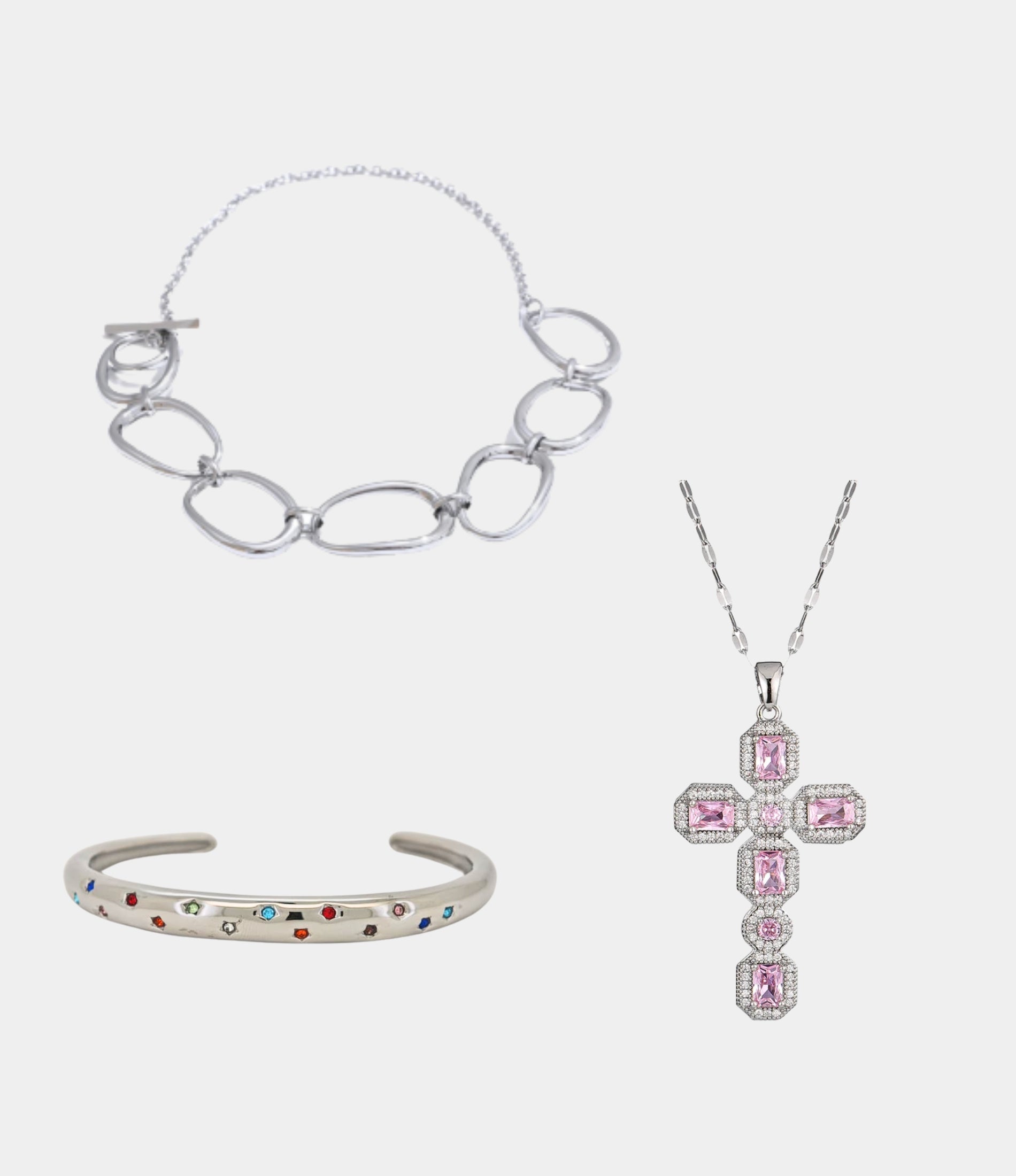 CELESTE NOVA KREUZHALSKETTE