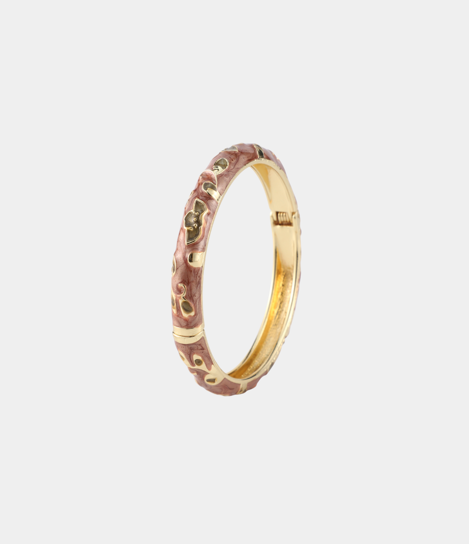 DAHLIA BANGLE IN BROWN