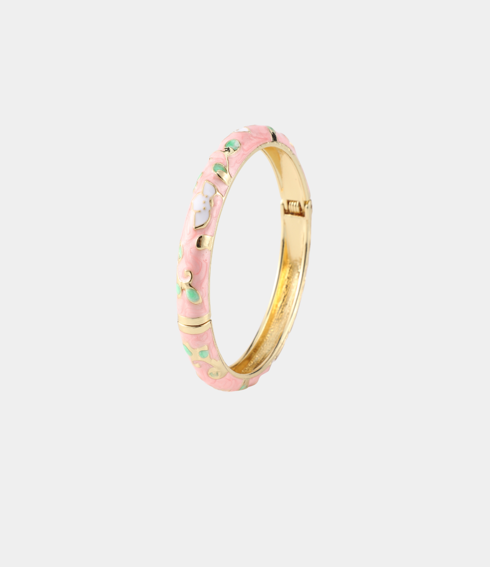 DAHLIA BANGLE IN BUBBLE PINK
