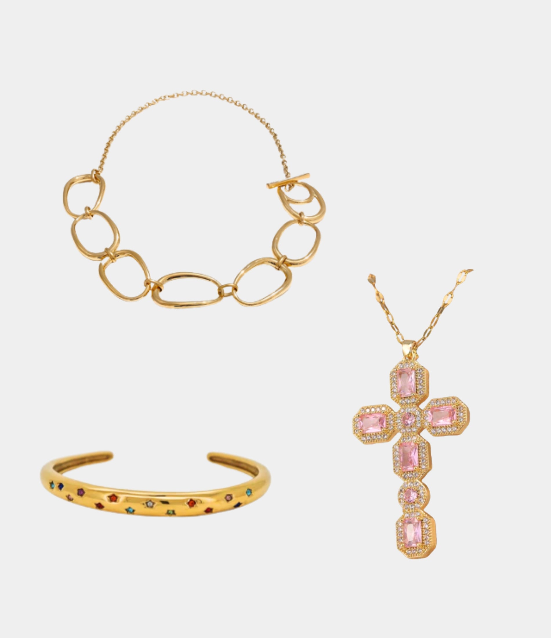 CELESTE NOVA KREUZHALSKETTE