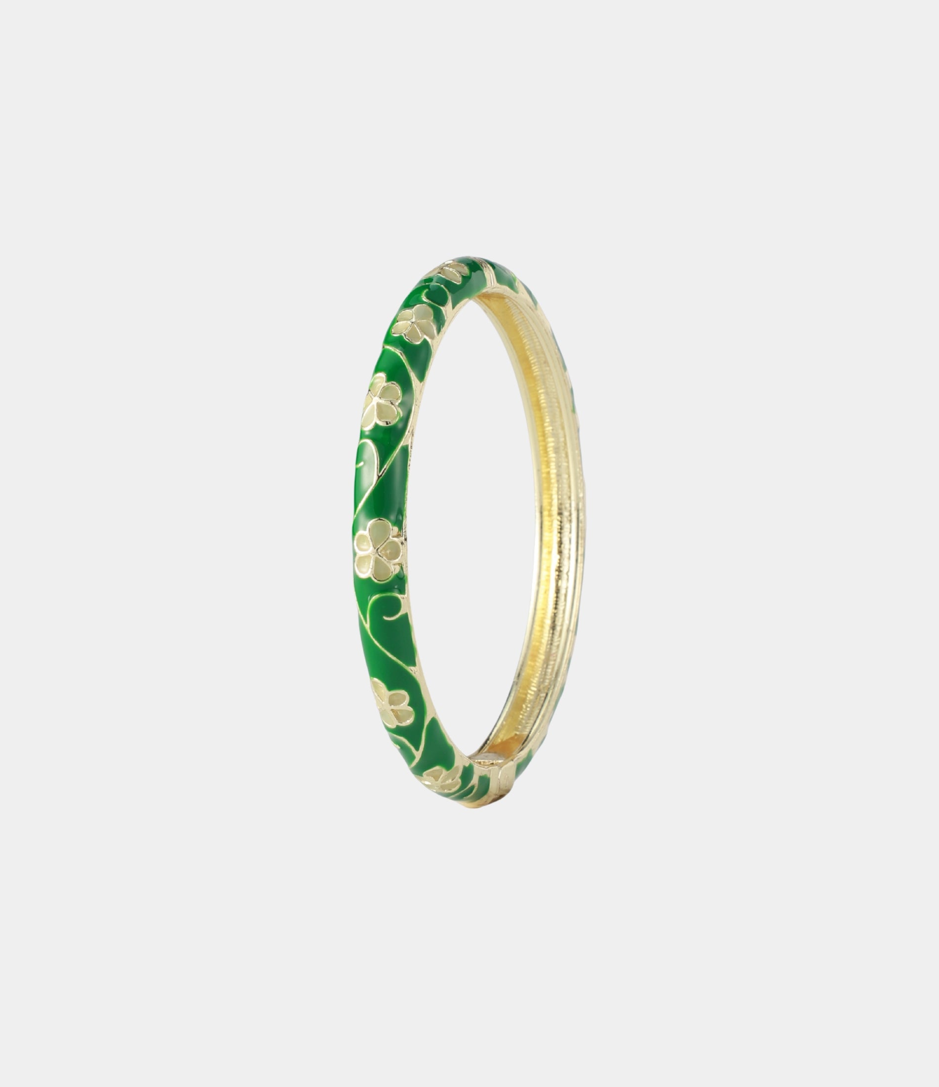 PIXIE BANGLE IN DARK GREEN