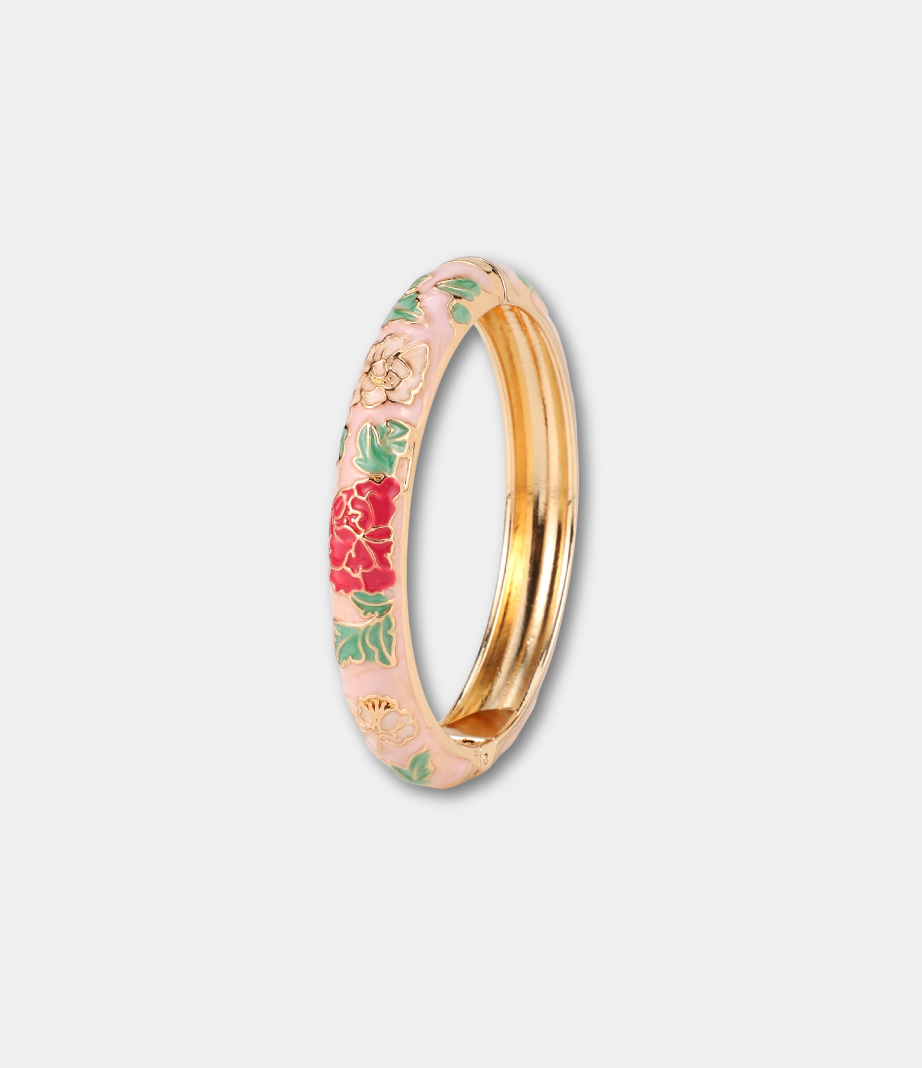 VIENNA ENAMEL BANGLE VIVID IN PINK