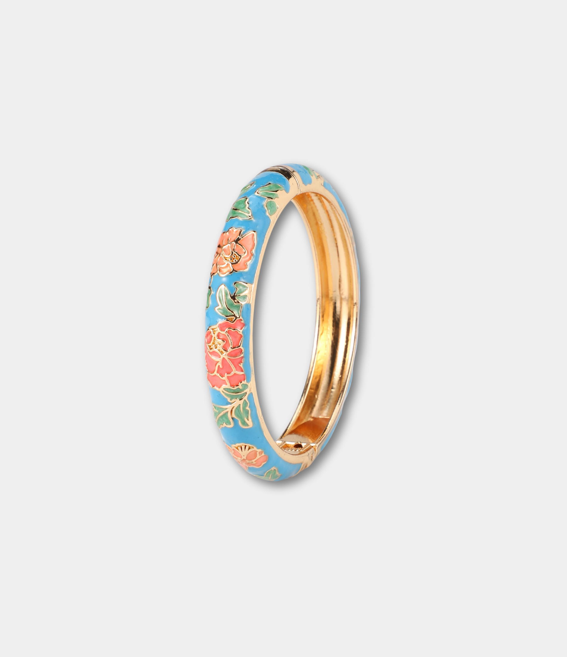 VIENNA ENAMEL BANGLE VIVID IN SKY BLUE