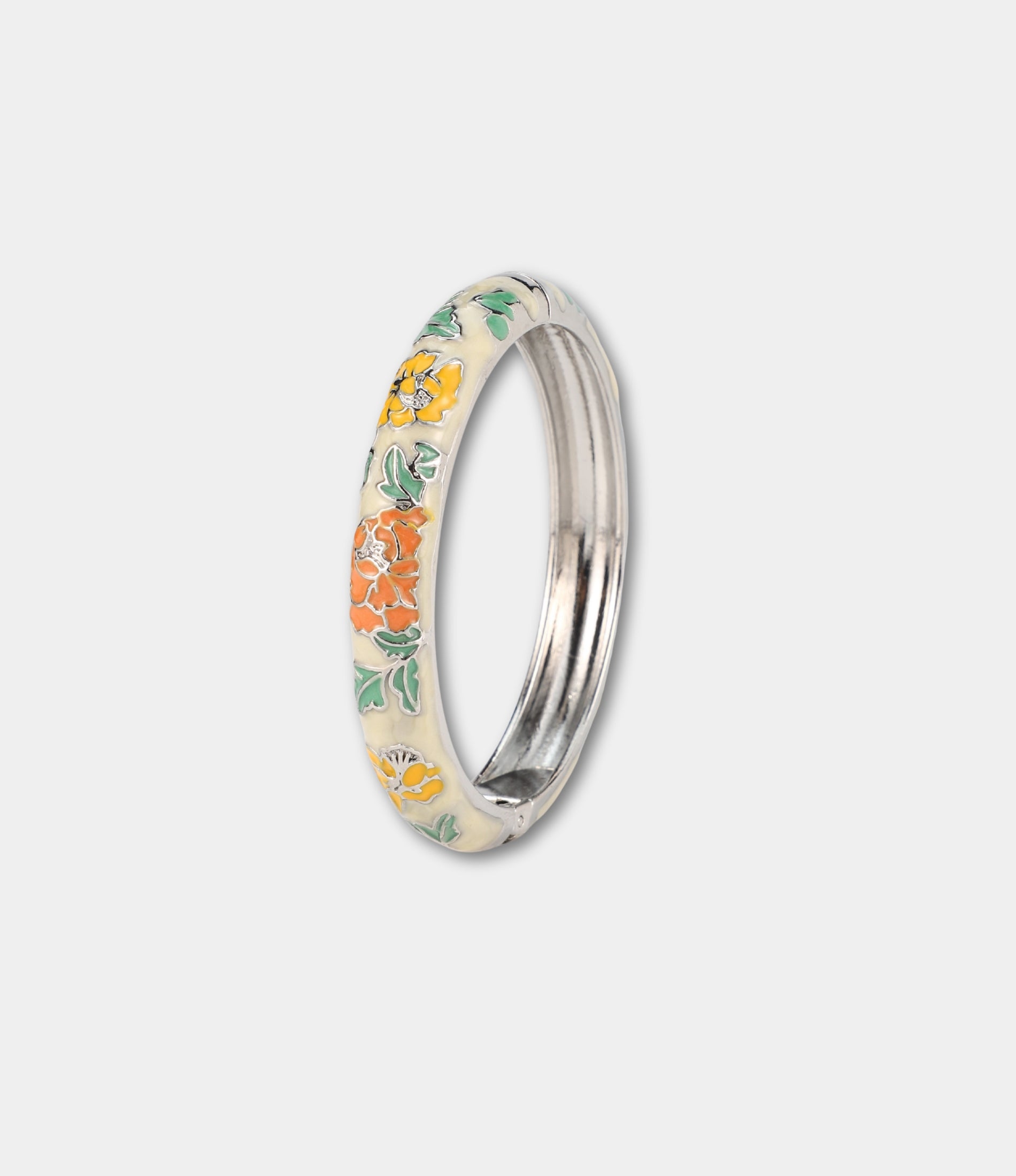 VIENNA ENAMEL BANGLE VIVID IN BEIGE