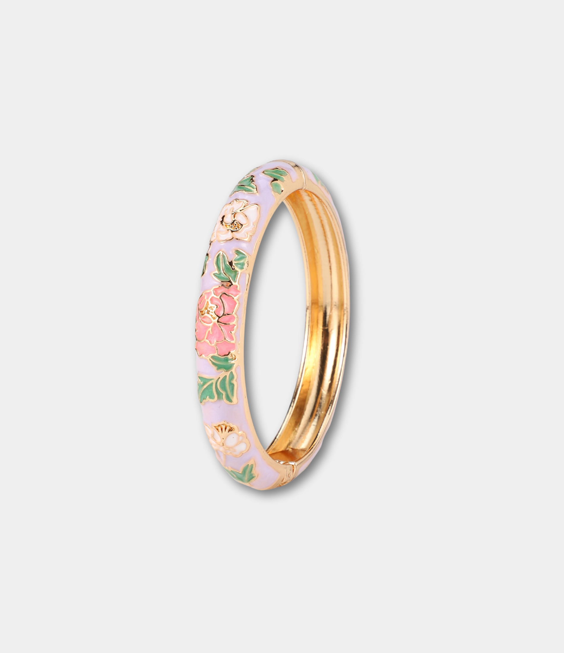 VIENNA ENAMEL BANGLE VIVID IN LIGHT PURPLE