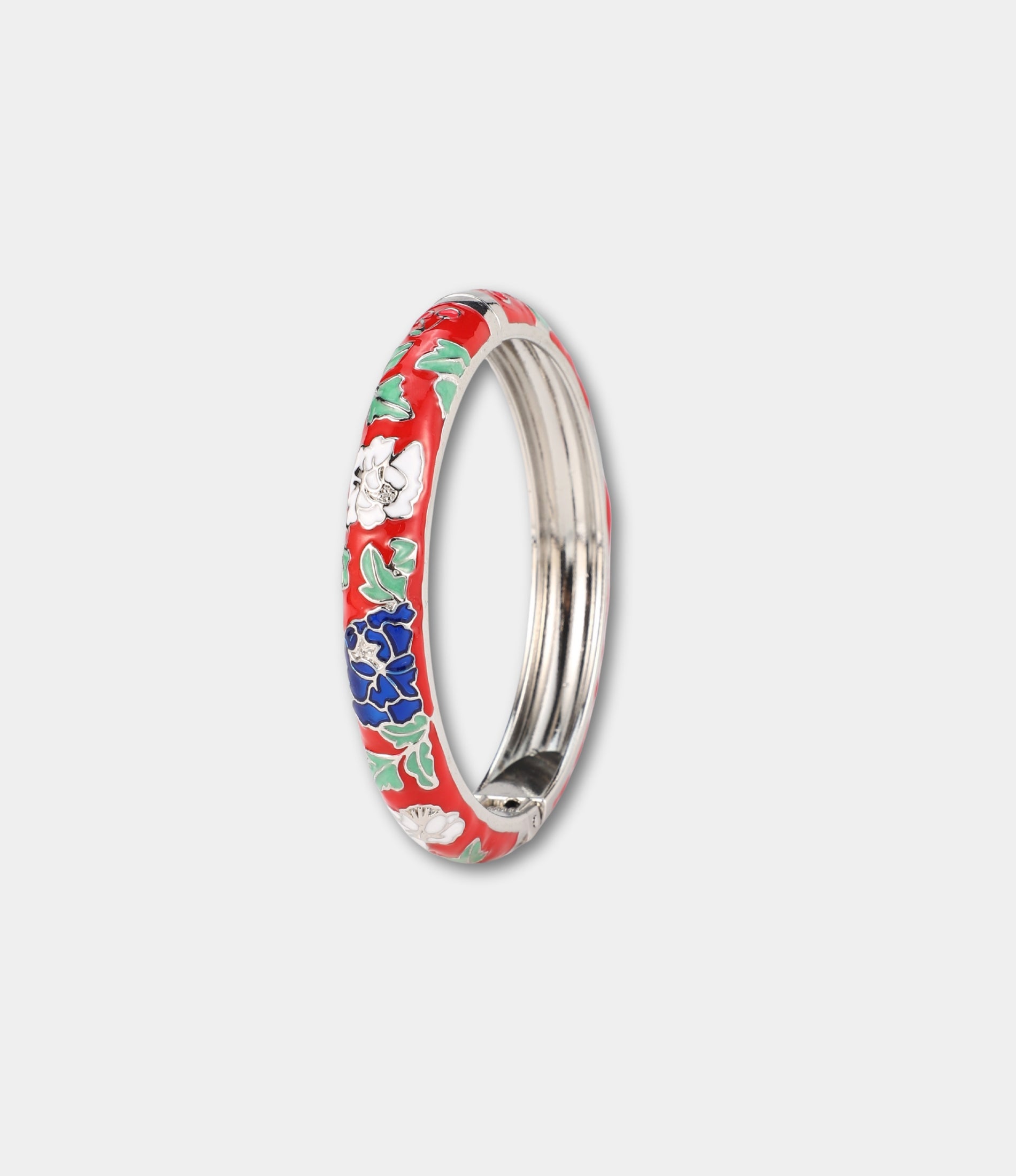 VIENNA ENAMEL BANGLE VIVID IN RED