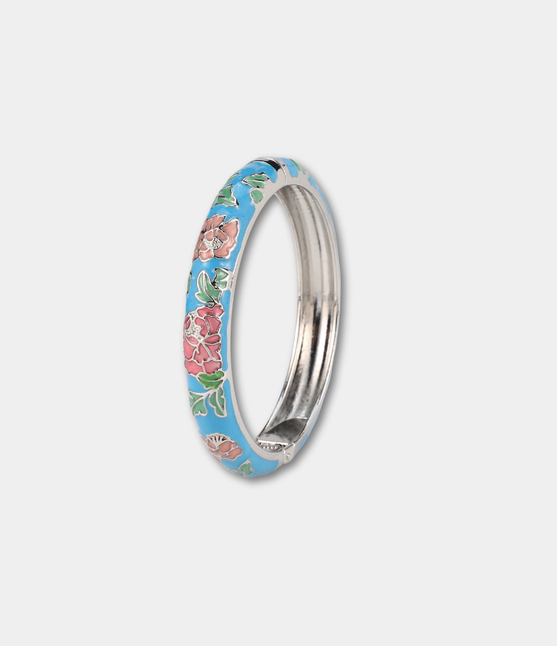 VIENNA ENAMEL BANGLE VIVID IN SKY BLUE