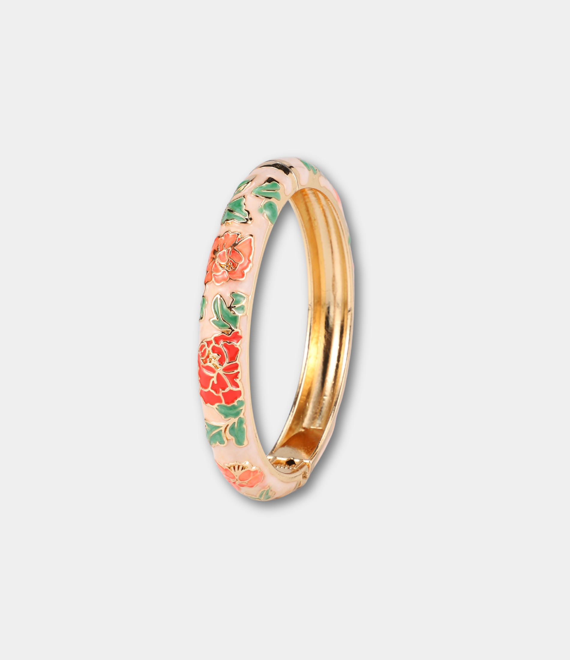 VIENNA ENAMEL BANGLE VIVID IN NUDE