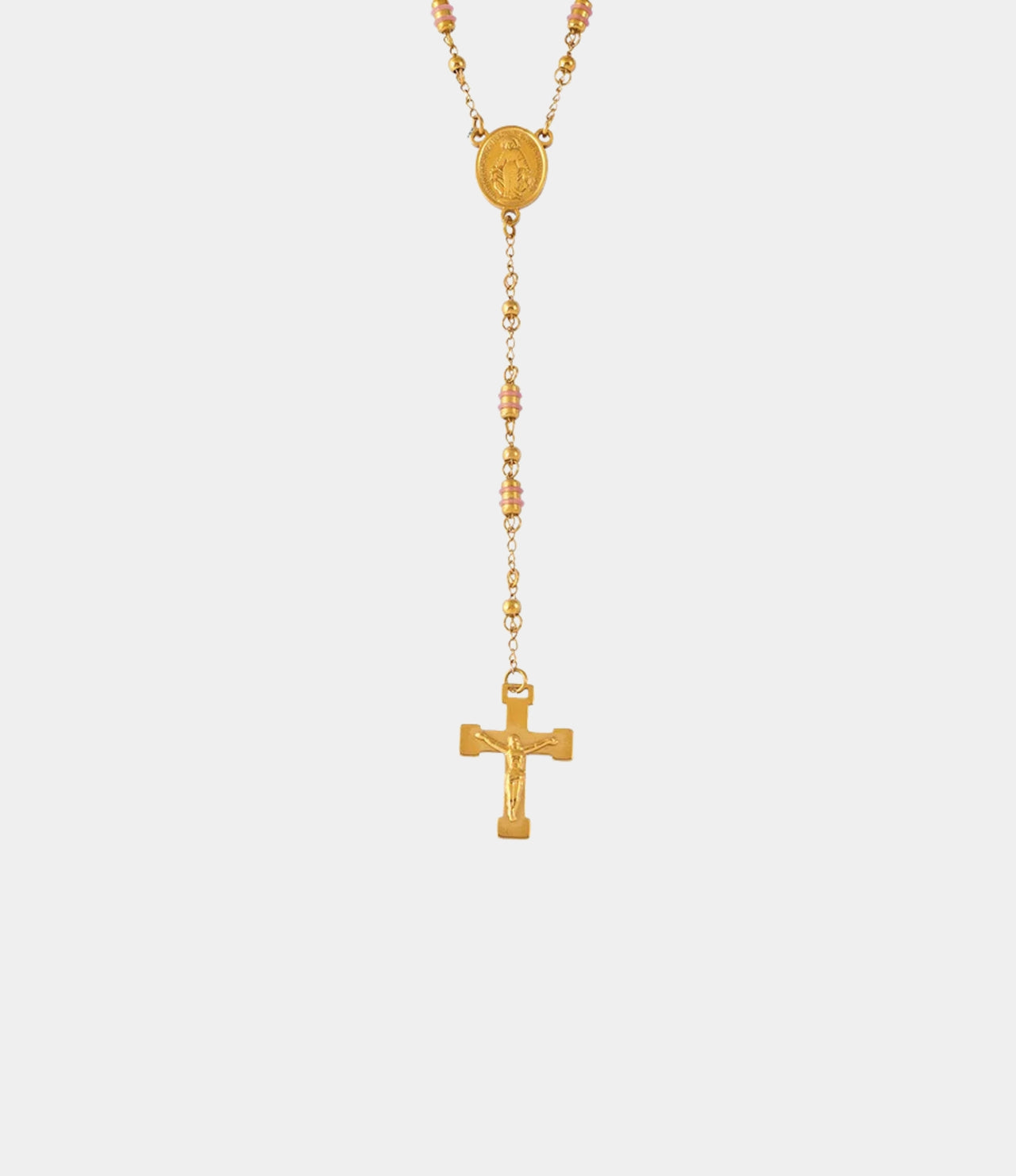 CELESTE LYRA CROSS NECKLACE