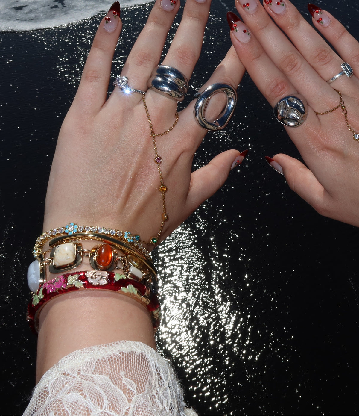 BOHO LINK CHARM BRACELET