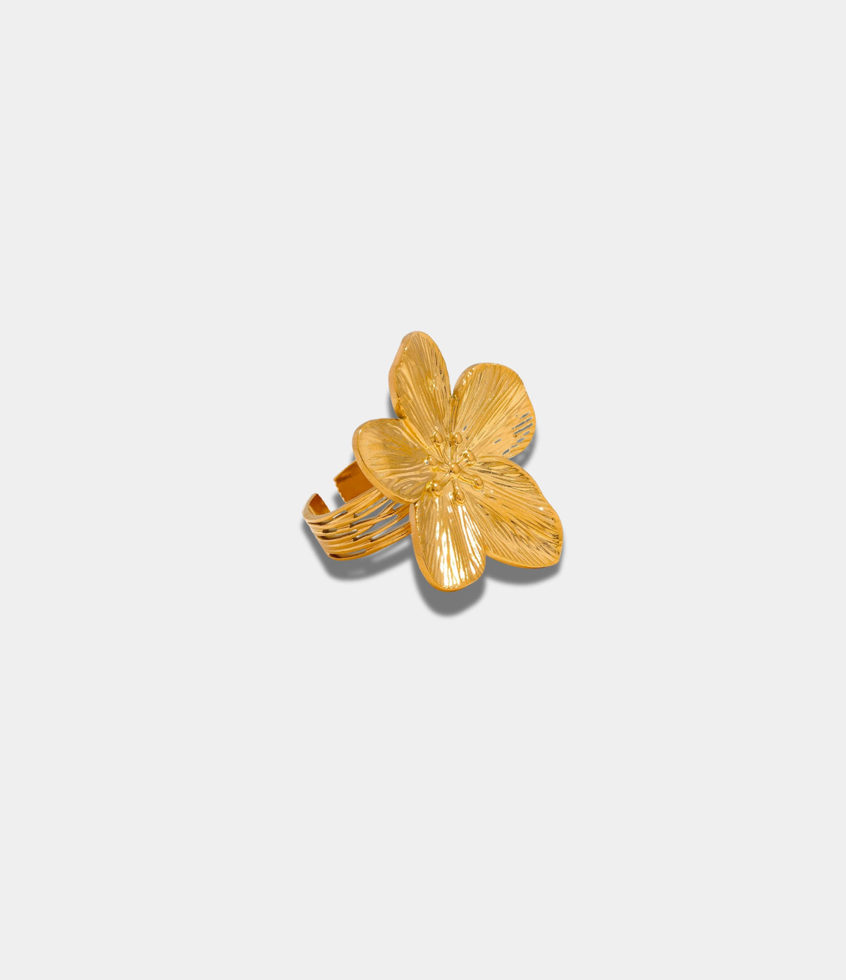ORCHID AFFAIR RING IN GOLD