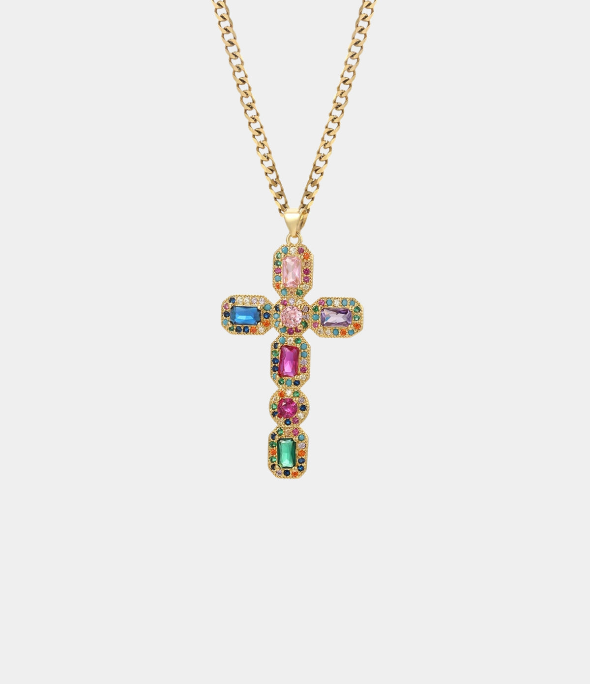 BLYTHE CROSS NECKLACE