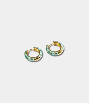 MONIN ENAMEL EARRINGS