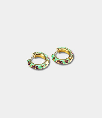 MONIN ENAMEL EARRINGS