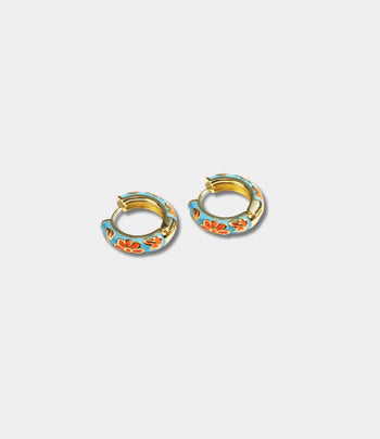 MONIN ENAMEL EARRINGS