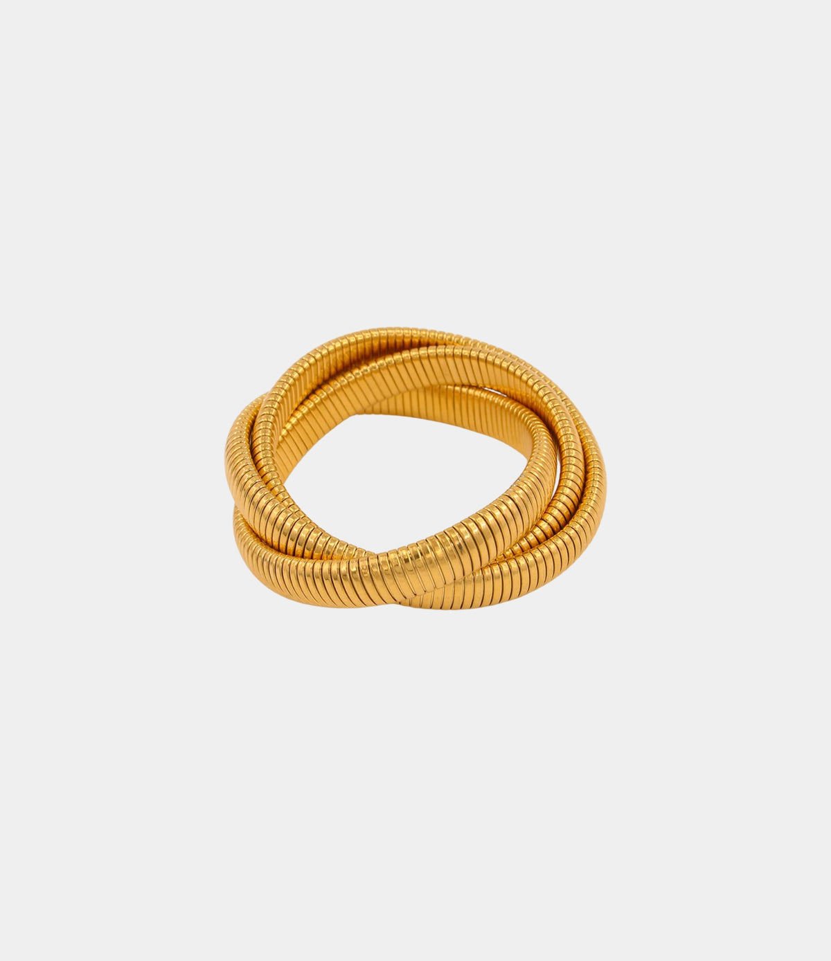 DOUBLE LOOP RETRO BANGLE – moon+star